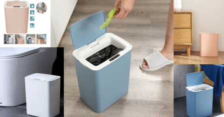 Lixeira Inteligente com Sensor Abre Sozinha e Traz Mais Praticidade pra Sua Casa