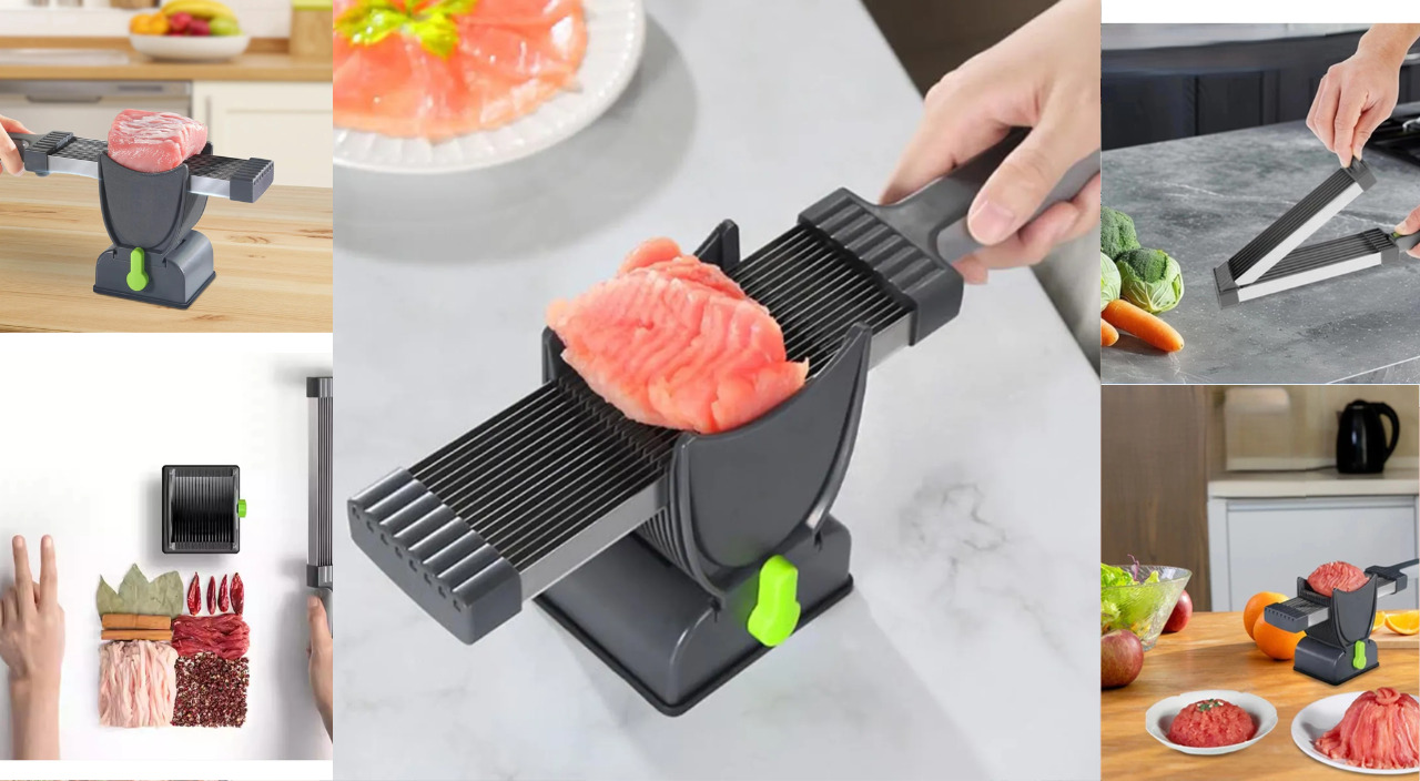 Facilite sua Rotina com o Cortador de Carne Multifuncional – Rápido e Prático!