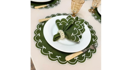 Kit Jogo Americano 8 Pçs Souplats Mesa De 4 Lugares Mesa Posta Guardanapo Supla