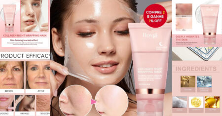 Máscara Noturna Coreana: Hidratação Profunda e Efeito Antirrugas Enquanto Você Dorme