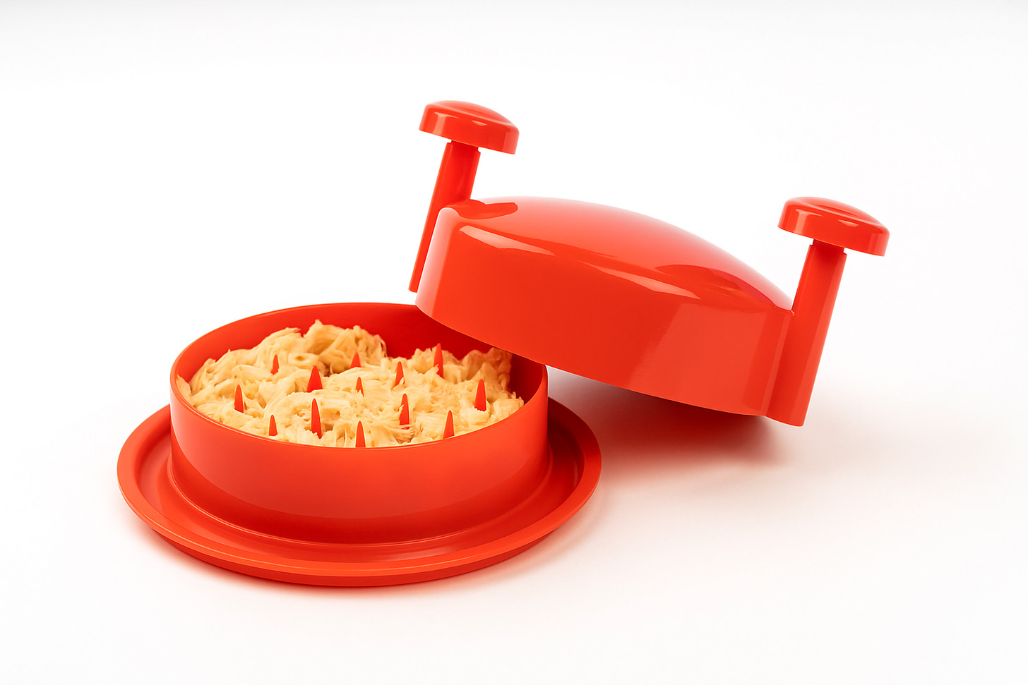 Triturador Manual de Carne e Frango – Desfiador Portátil de Alimentos Doméstico