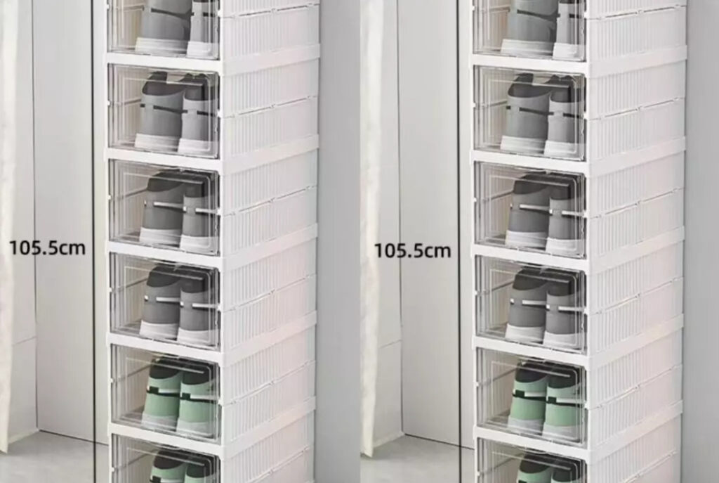 Organizador de sapatos empilhável, achadinho para organização de closet