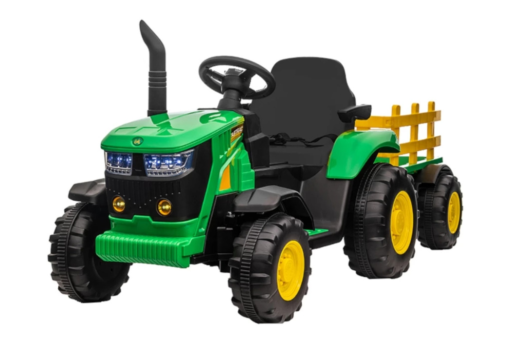 Trator Elétrico Infantil Com Controle Remoto 12v Zippy